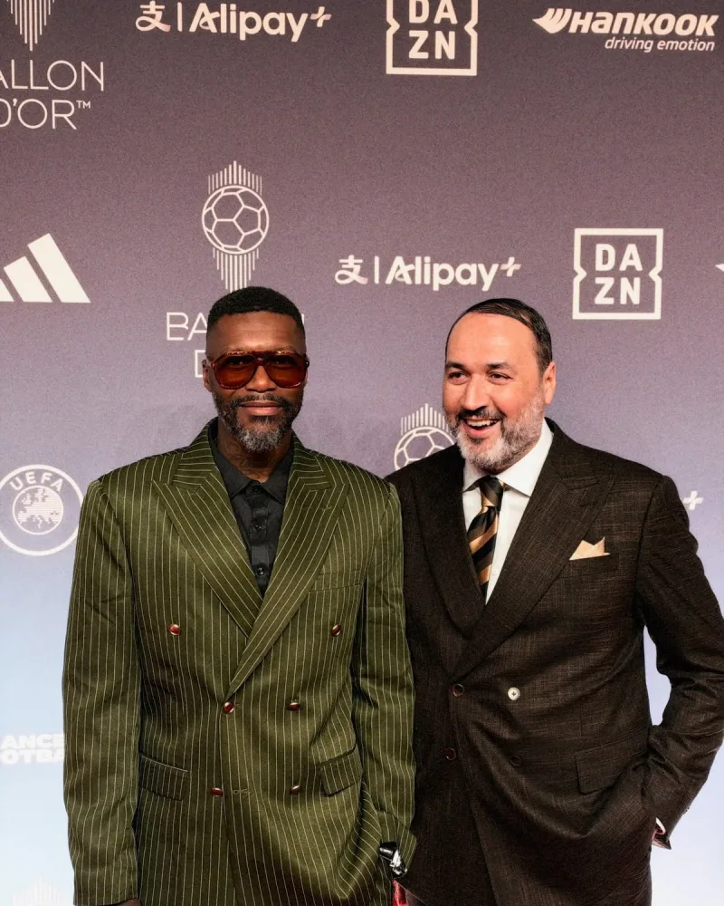 Sur le tapis rouge du Ballon d'Or 2026 au London Palladium