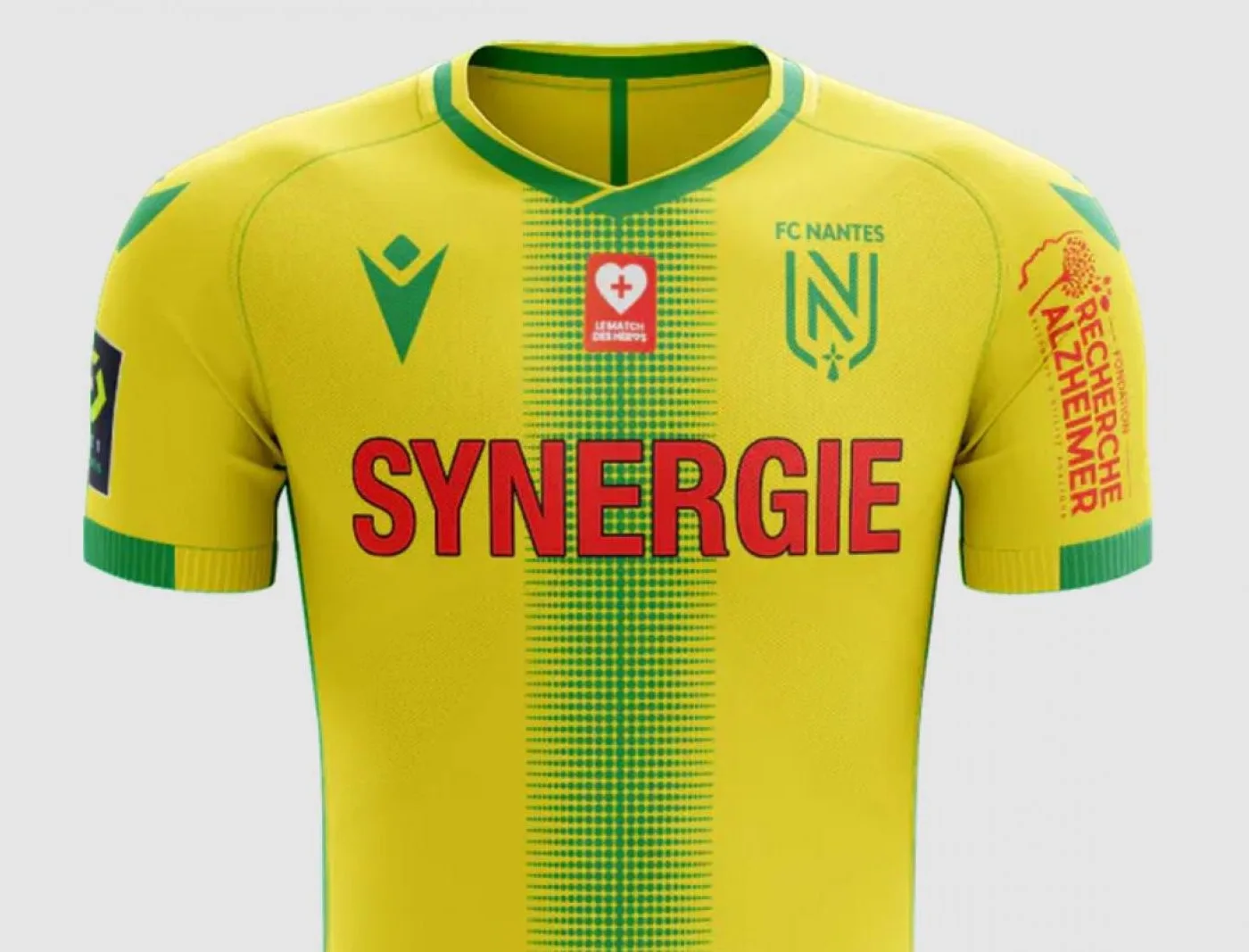 Le maillot porté par les Nantais face à Brest.
