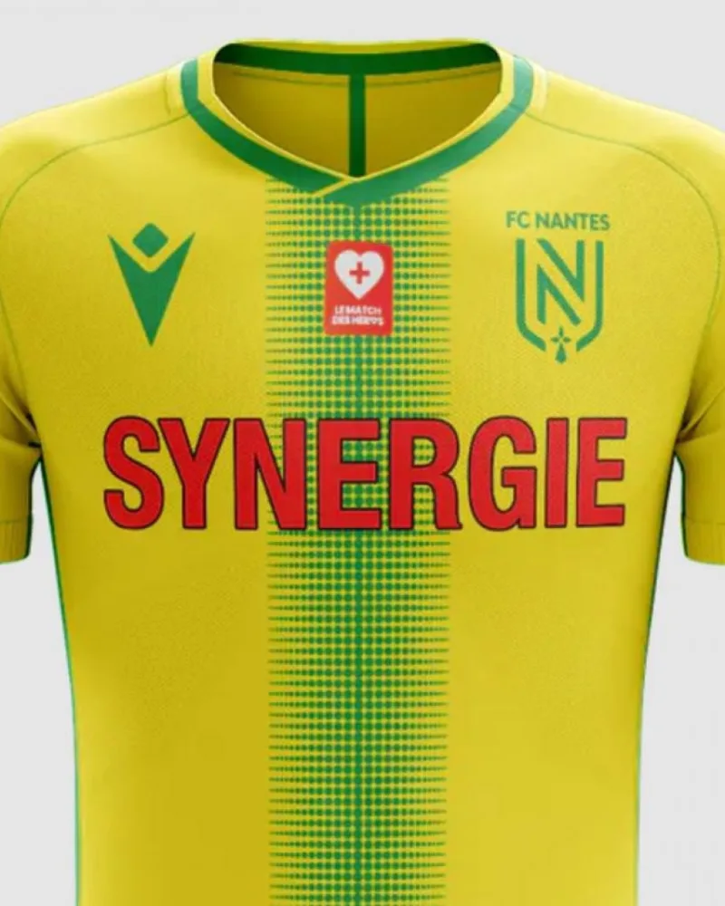 Le maillot porté par les Nantais face à Brest.