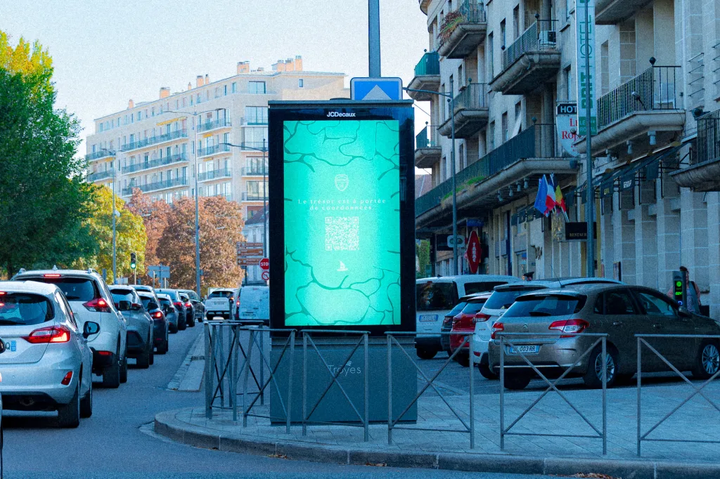 Le maillot s'affiche dans les rues de Troyes