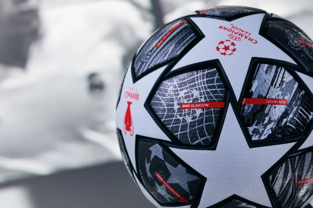 Le nouveau ballon de la Ligue des champions.