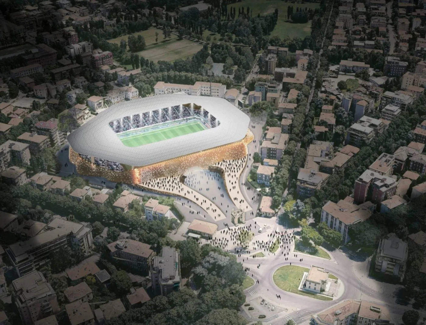 Le possible futur stade du Parma Calcio.