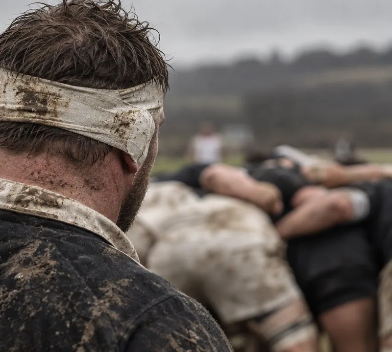 Le scotch autour de la tête des rugbymen, à quoi ça sert ?