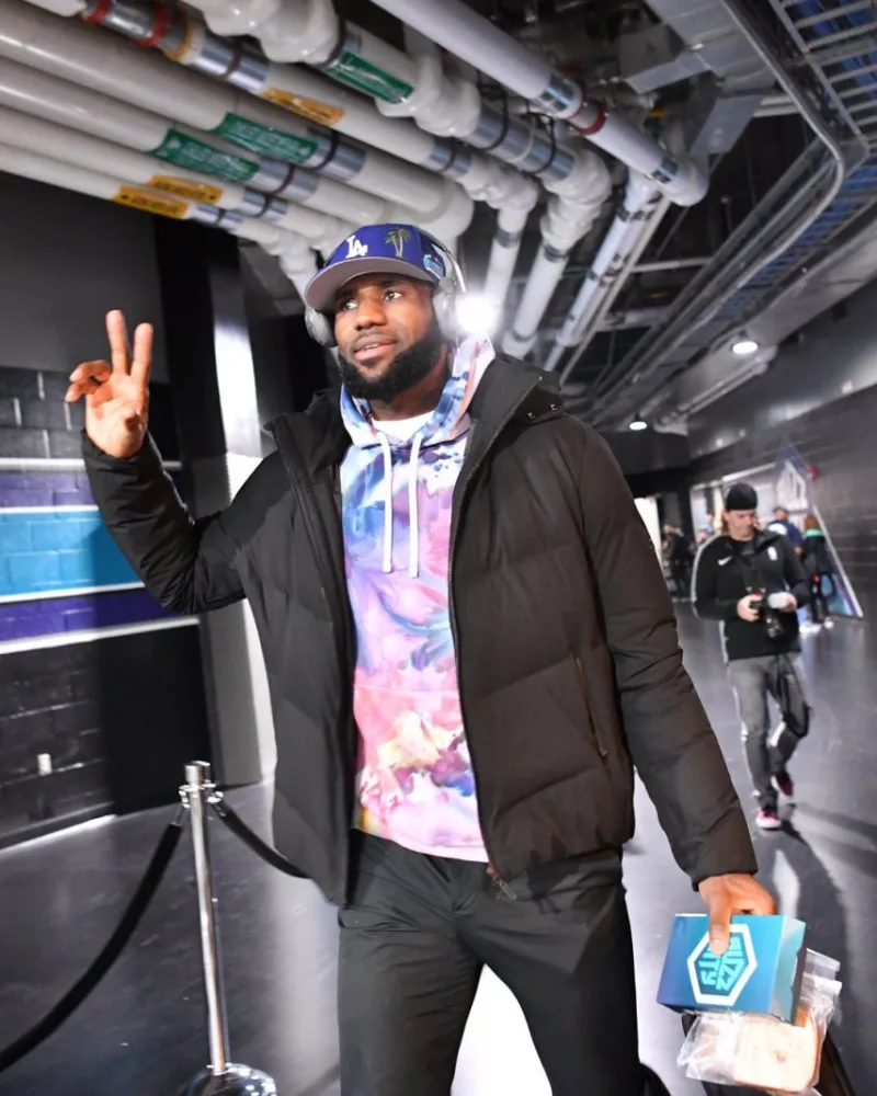 LeBron James, l'ailier des Los Angeles Lakers.