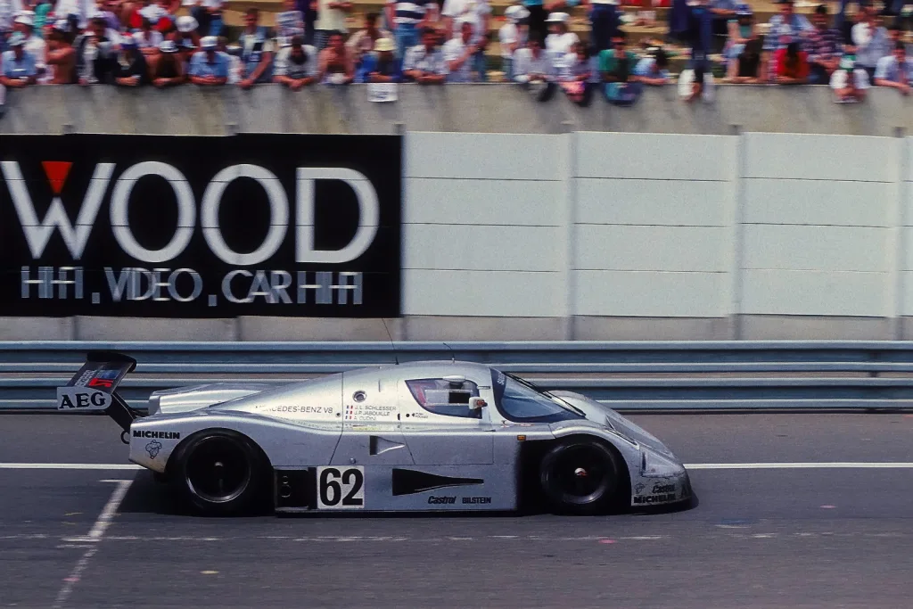 La Sauber C9 aux 24 Heures du Mans 1989