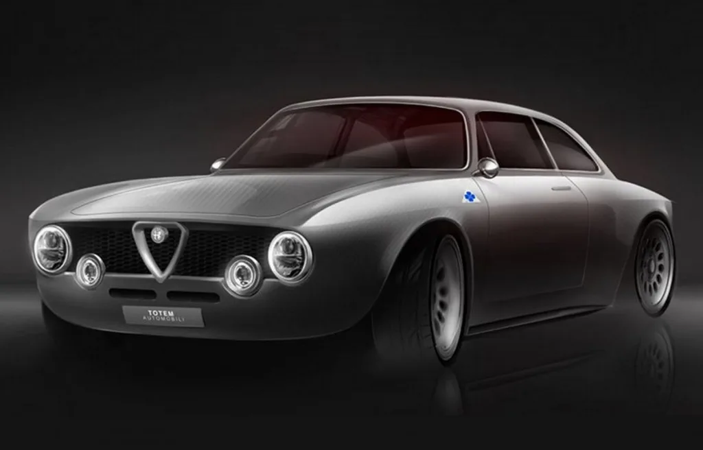 Le Coupé Giulia GT Bertone électrique.