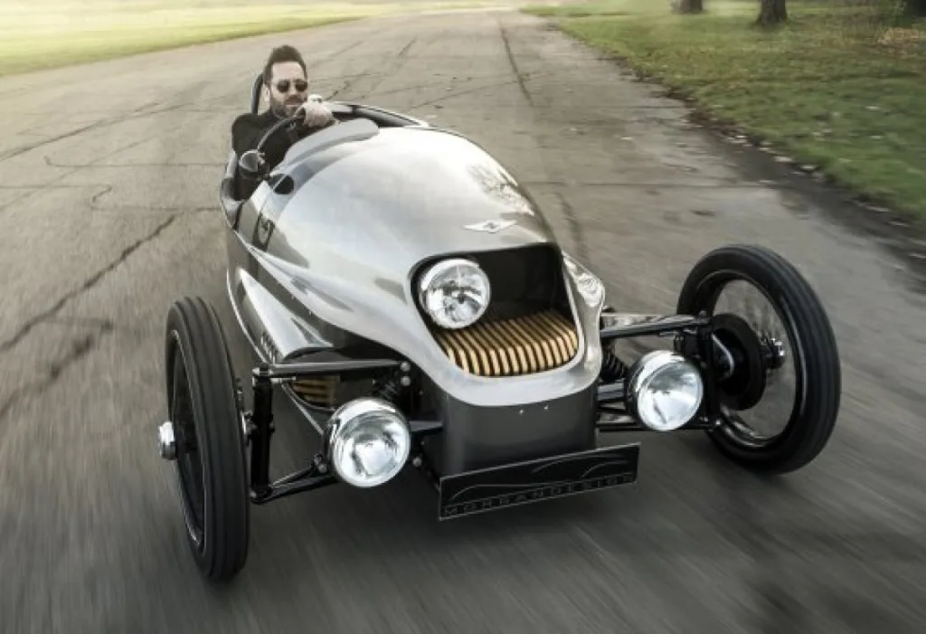 Morgan 3-Wheeler, un engin rétrofuturiste.