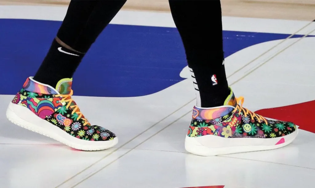 La paire de chaussures portée par Pascal Siakam.