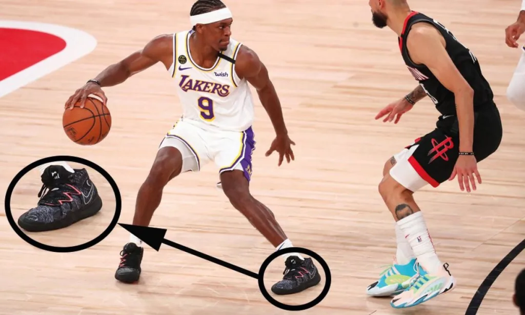 Rajon Rondo face aux Houston Rockets.