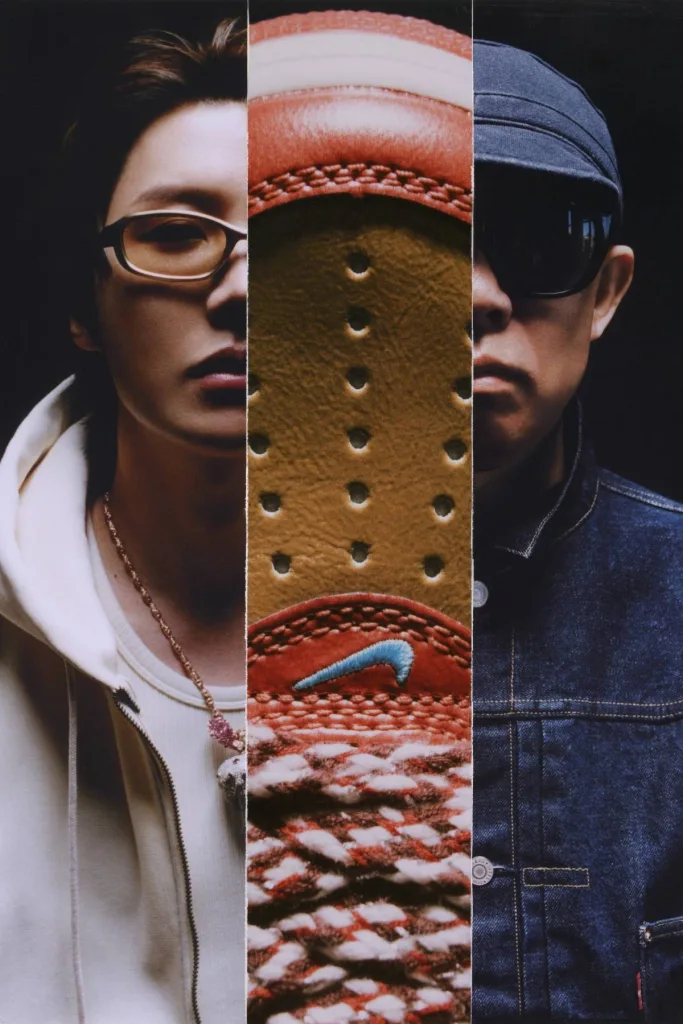 NIGO et j-hope avec leur Air Force 1