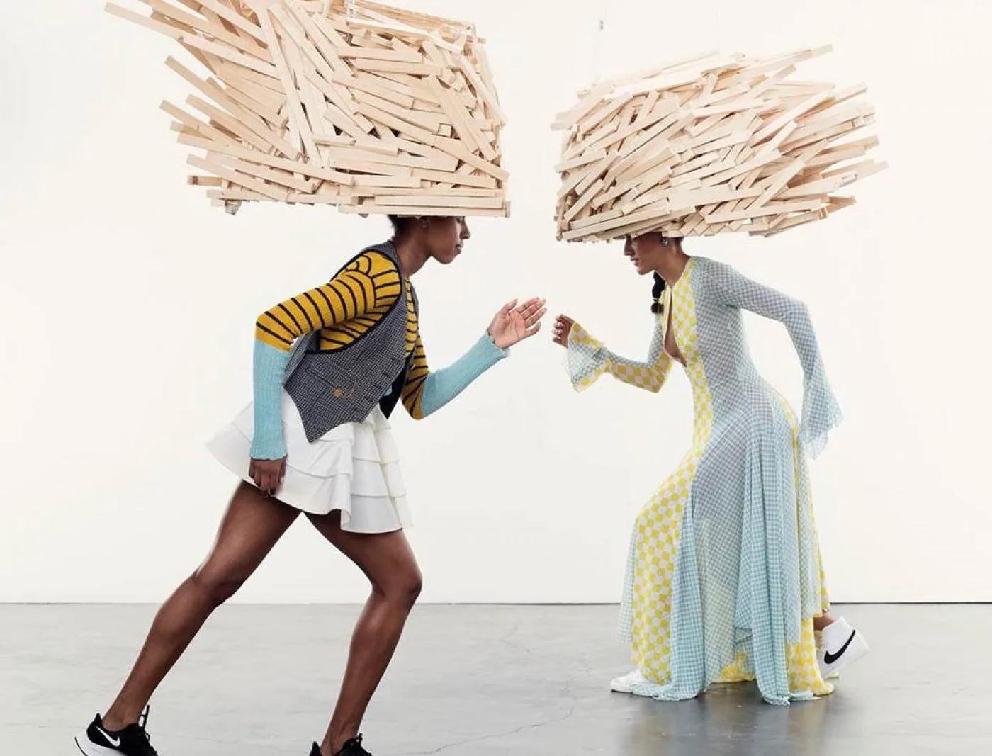 Rouguy Diallo et Solène Ndama