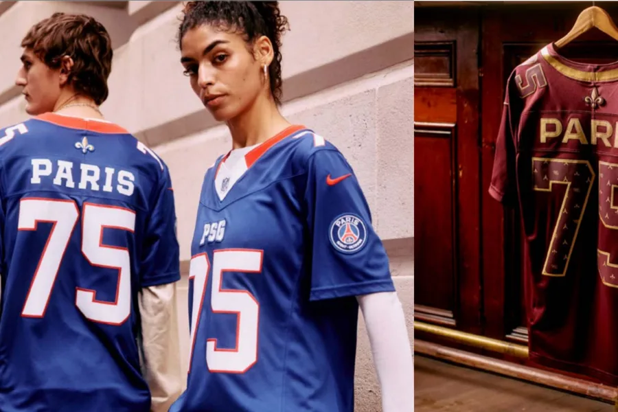 Maillots PSG x NFL pour le NFL Paris Game