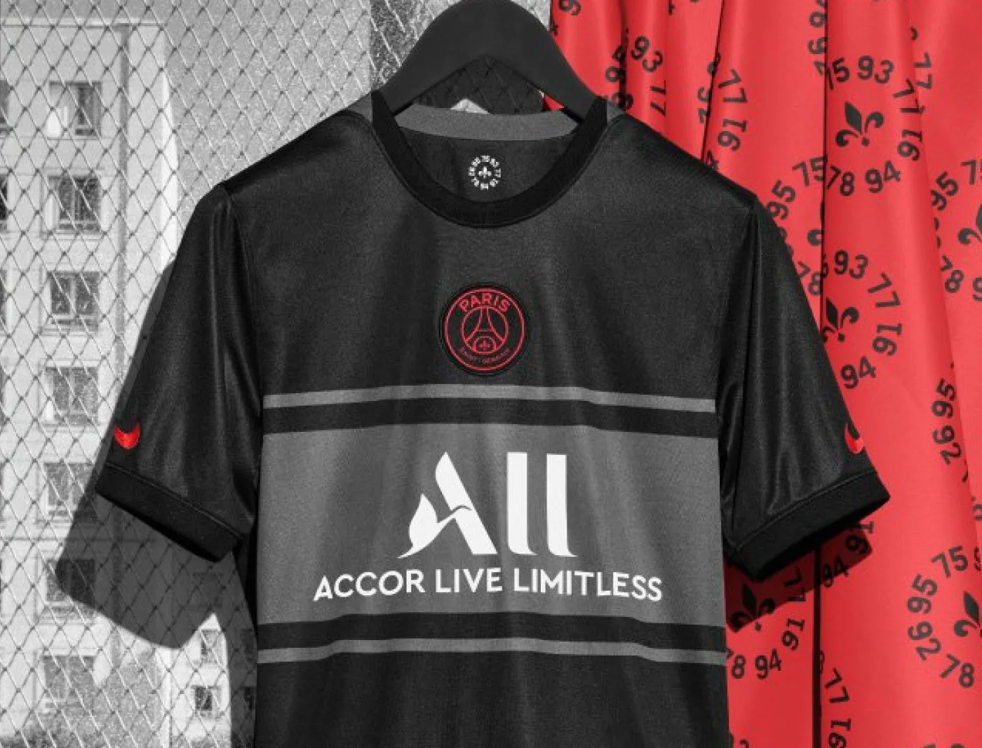 Le PSG a dévoilé son maillot third.