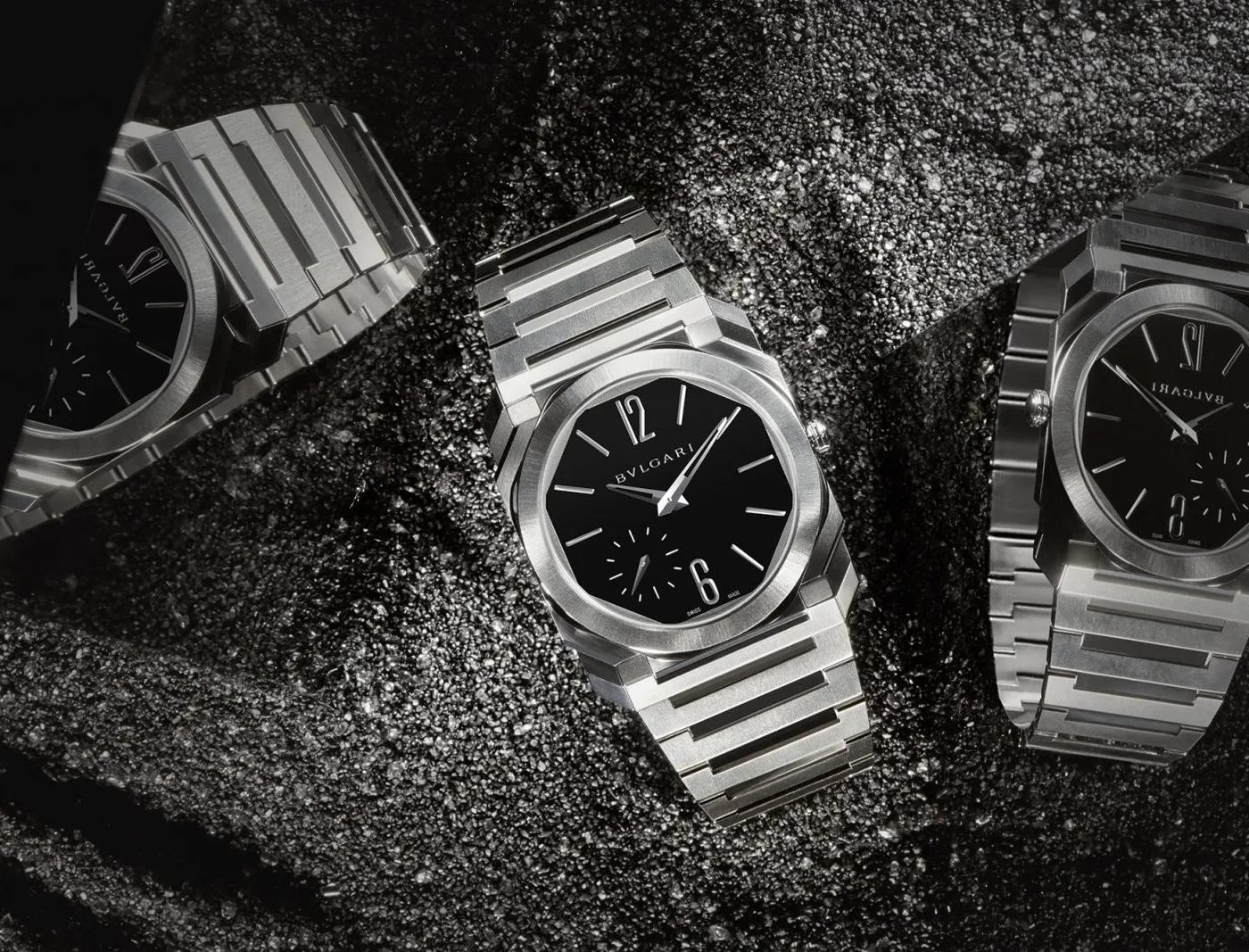 La montre Octo Finissimo de Bulgari.