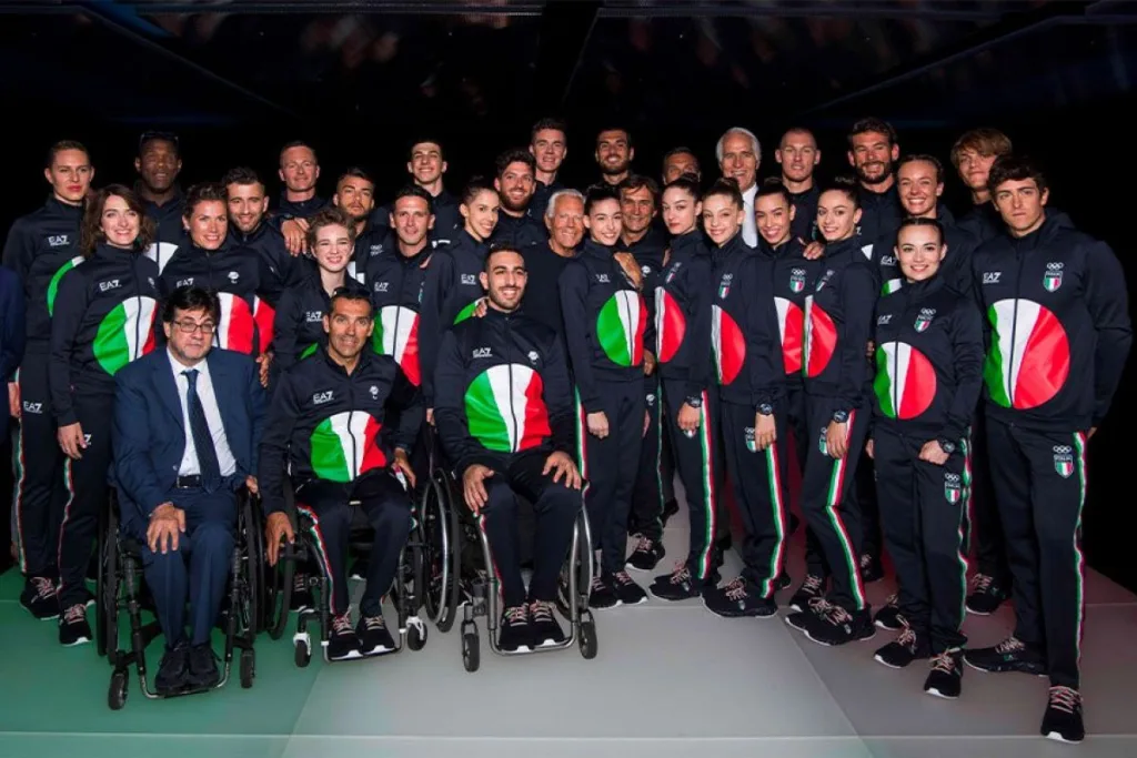 Emporio Armani pour l'Italie.