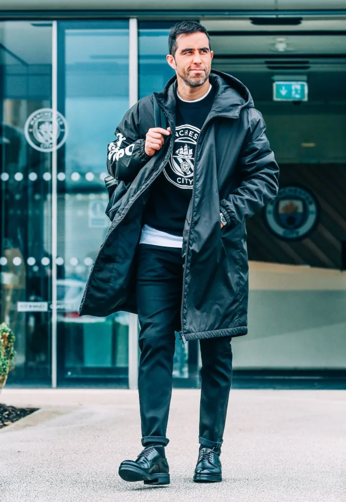 La tenue 2019 de Manchester City imaginée par la marque italienne Dsquared2.