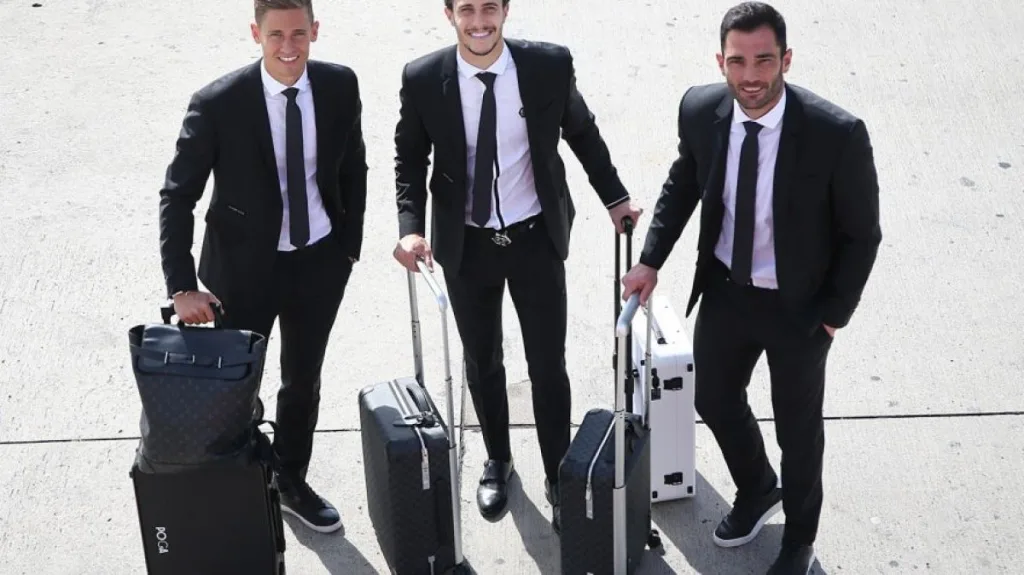 La tenue 2020 de l'Atlético de Madrid imaginée par Philipp Plein.
