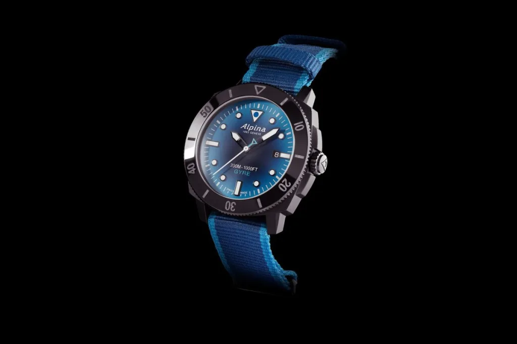 Seastrong Diver Gyre Automatique Alpina, version masculine, 1 395 €