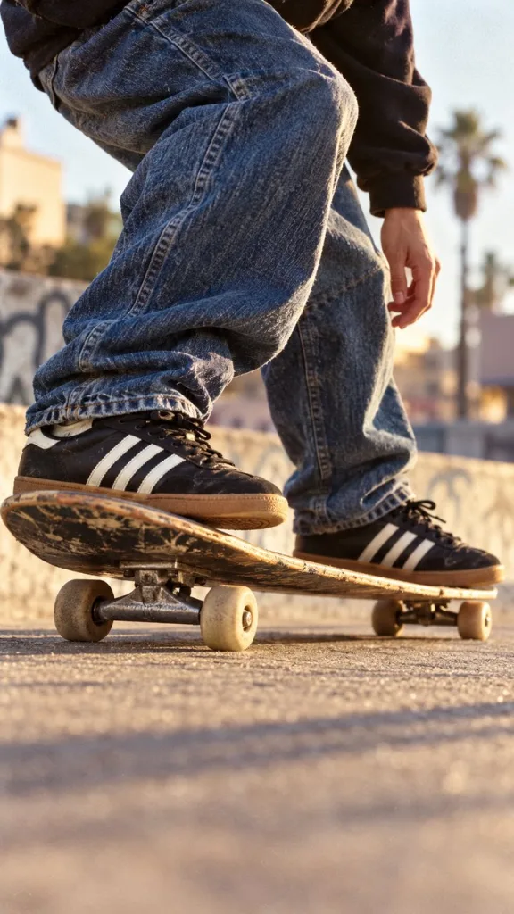 Une Samba sur un skate