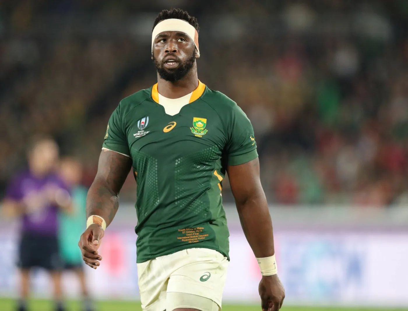 Le capitaine des Springboks Siya Kolisi a remporté la coupe du monde de rugby avec l'Afrique du Sud le 2 novembre.