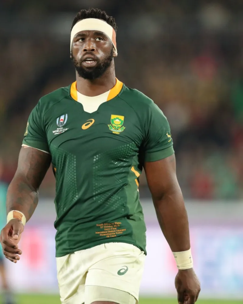 Le capitaine des Springboks Siya Kolisi a remporté la coupe du monde de rugby avec l'Afrique du Sud le 2 novembre.