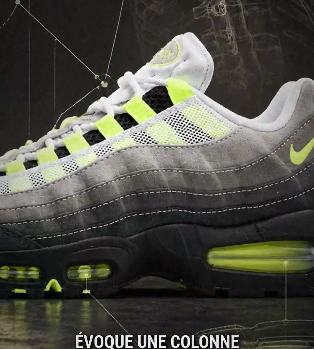 L'Air Max 95, la sneaker inspirée du corps humain