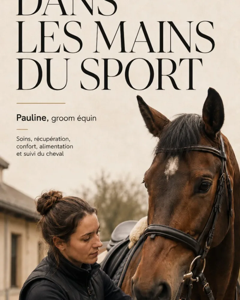 Pauline, groom : dans les coulisses de l’équitation