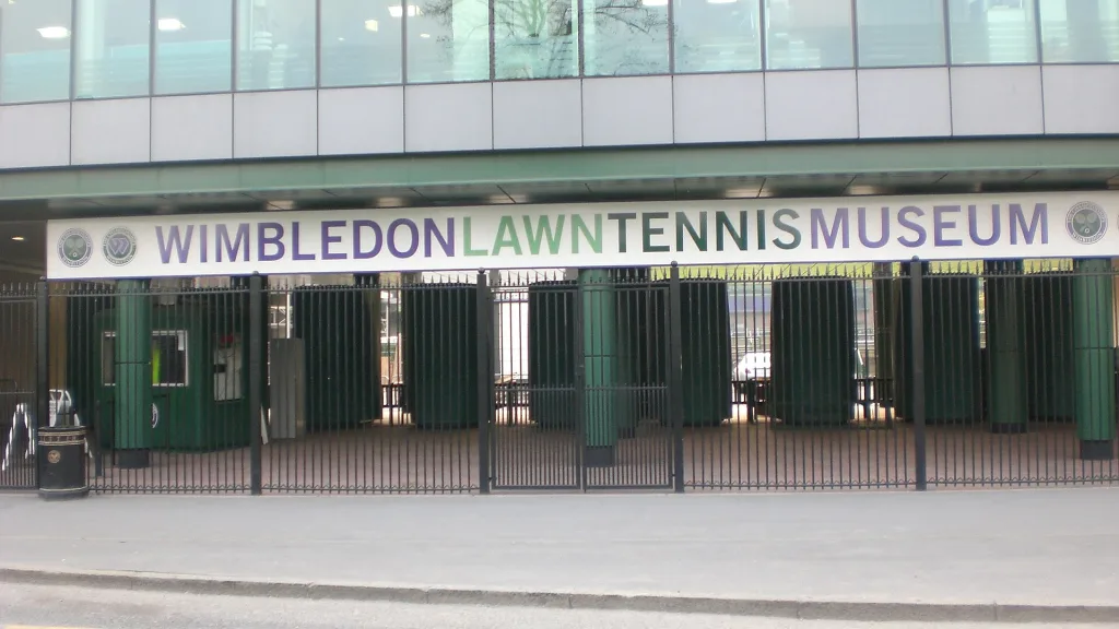 L'entrée du Wimbledon Lawn Tennis Museum