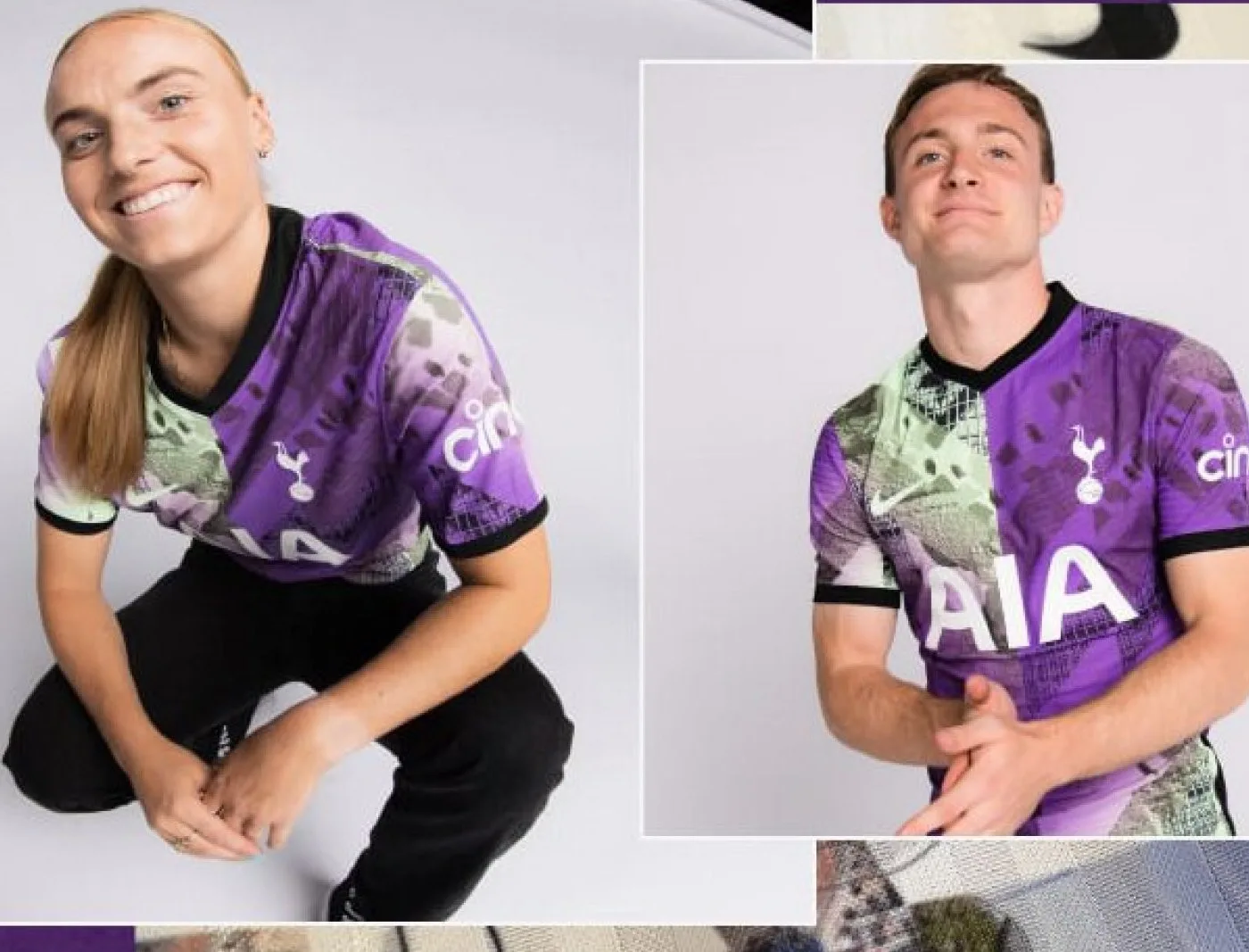 Le troisième maillot 2021-2022 de Tottenham.