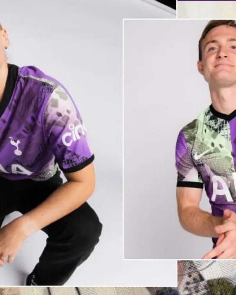 Le troisième maillot 2021-2022 de Tottenham.