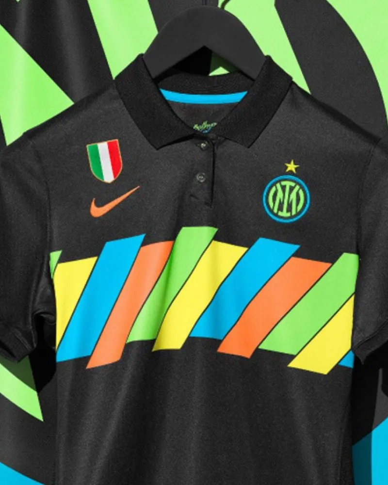 Le maillot third 2021-2022 de l'Inter Milan.