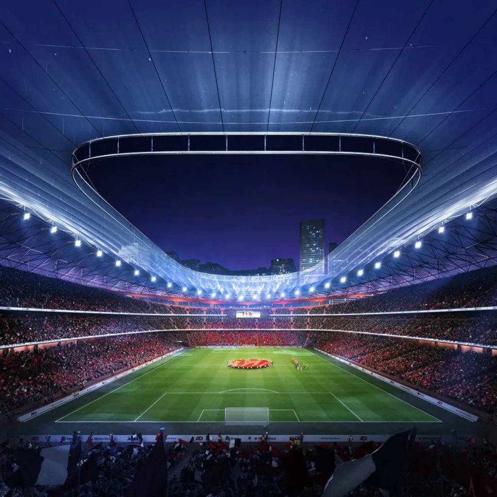 Le centre international de football de Xi'an.