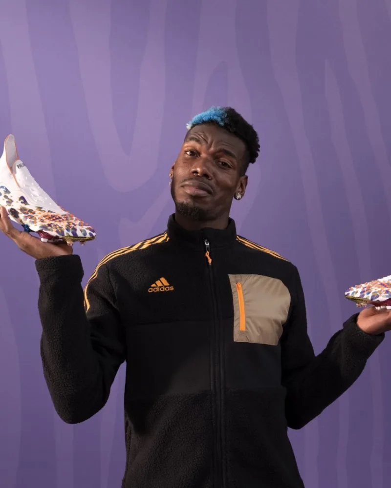 Paul Pogba et sa nouvelle paire de crampons