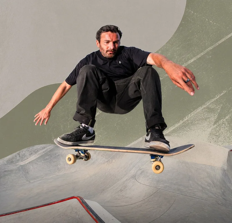 Jeremie Grynblat en skate