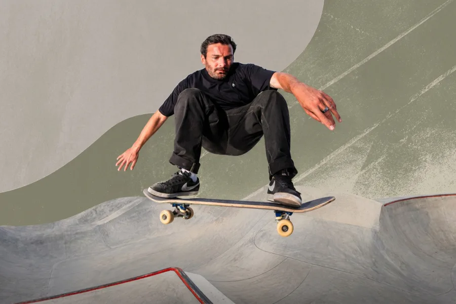 Jeremie Grynblat en skate